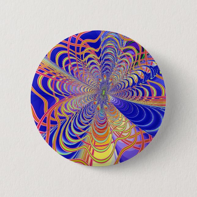 Fractal Abstract 061012d 6 Cm Round Badge (Front)