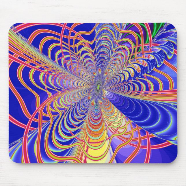 Fractal Abstract 061012d Mouse Mat (Front)