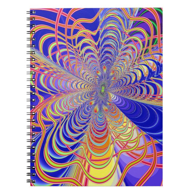 Fractal Abstract 061012d Notebook (Front)