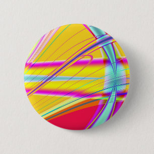 Fractal Abstract 061012e 6 Cm Round Badge