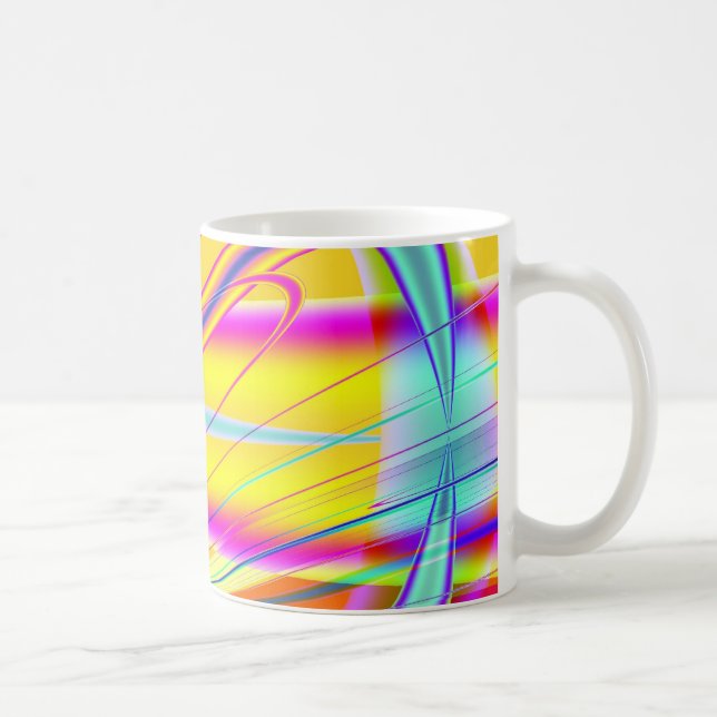 Fractal Abstract 061012e Coffee Mug (Right)