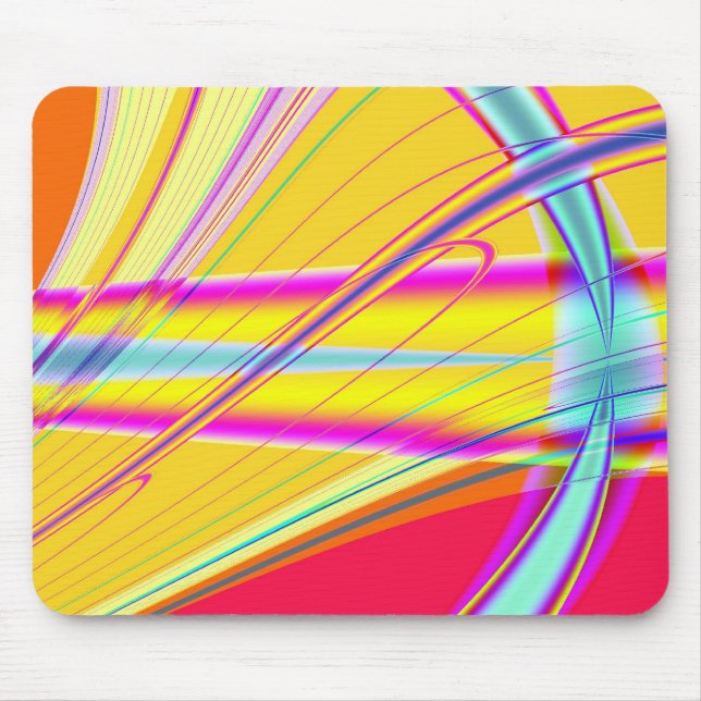 Fractal Abstract 061012e Mouse Mat (Front)