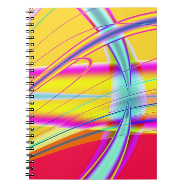 Fractal Abstract 061012e Notebook (Front)