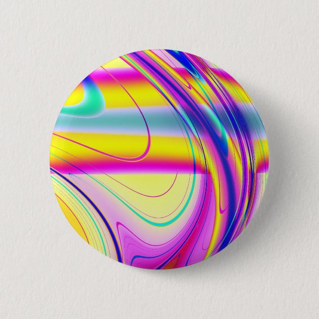 Fractal Abstract 061012f 6 Cm Round Badge (Front)