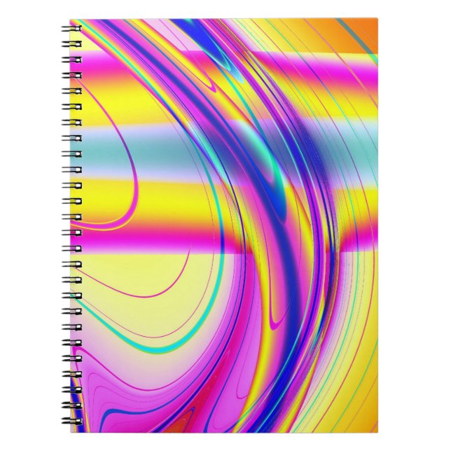 Fractal Abstract 061012f Notebook (Front)