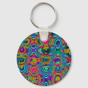Fractal Abstract 191111a Key Ring