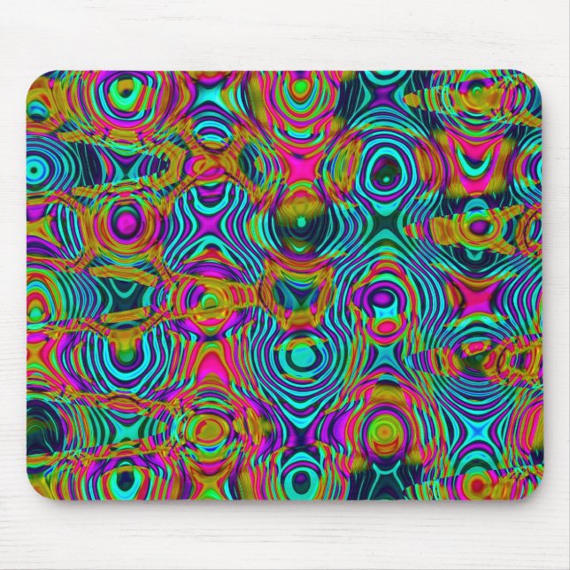Fractal Abstract 191111a Mouse Mat (Front)