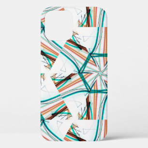 Fractal abstract background. Digital effects. Fest iPhone 12 Case