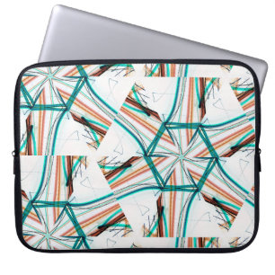 Fractal abstract background. Digital effects. Fest Laptop Sleeve