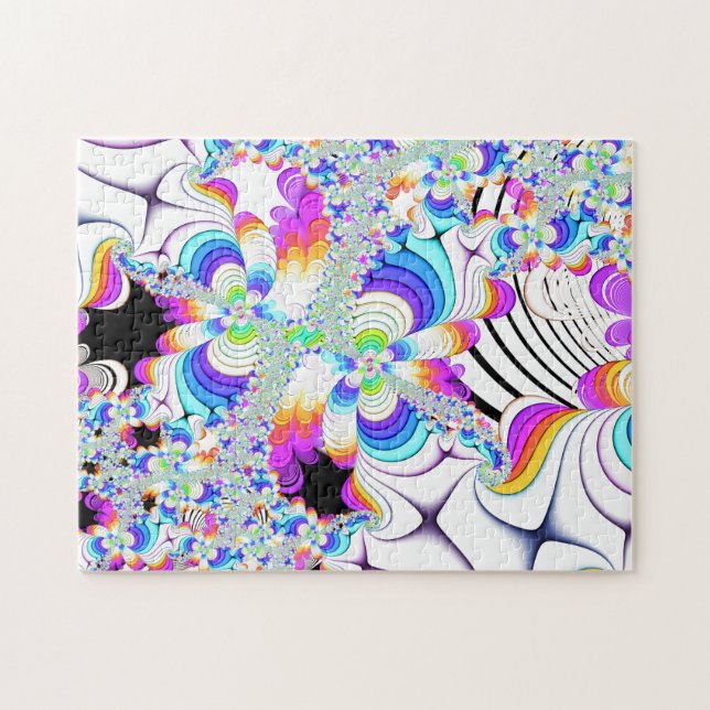 Fractal Abstract Daydreams Jigsaw Puzzle (Horizontal)