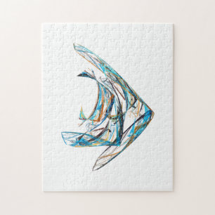 Fractal - Angelfish Jigsaw Puzzle