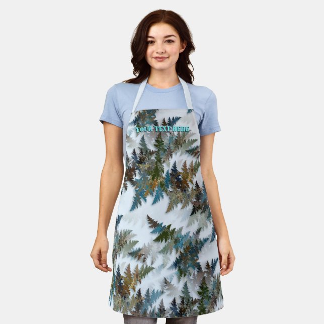 Fractal Arctic Camouflage Apron (Worn)