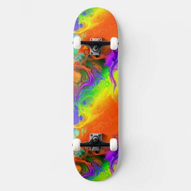 Fractal Art 19 Skateboard (Front)