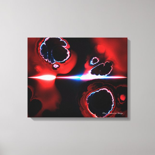 Fractal Art 1-7 Wrapped Canvas (Front)