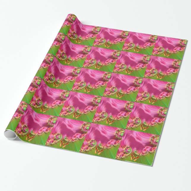 Fractal Art 20 Wrapping Paper (Unrolled)