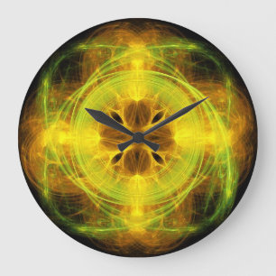 Fractal Art 2 Wall Clocks & Numeral Options