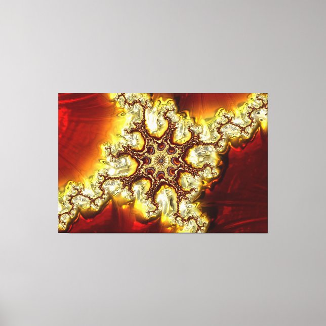 Fractal Art 34 Wrapped Canvas (Front)