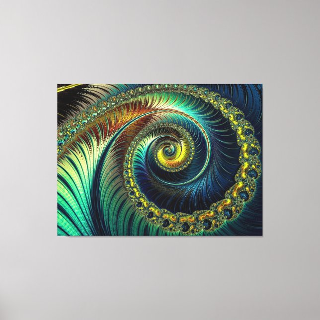 Fractal Art 42 Canvas Print (Front)