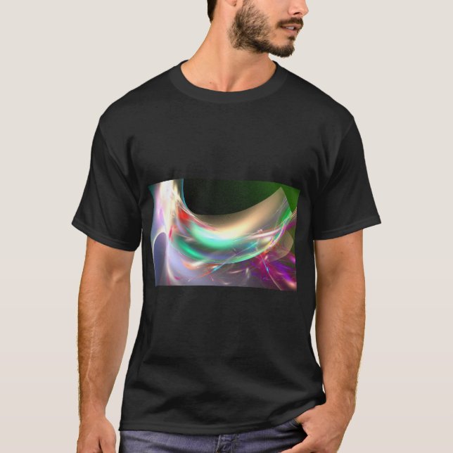 Fractal Art Background T-Shirt (Front)