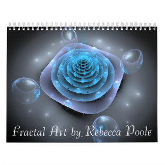 Fractal Art by Rebecca Poole Calendar