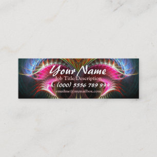 Fractal Art Fantasy Series Mini Business Card