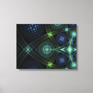 Fractal Art Mandala Universe Stretched Print