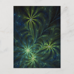 Fractal Art Postcard: Weed Postcard