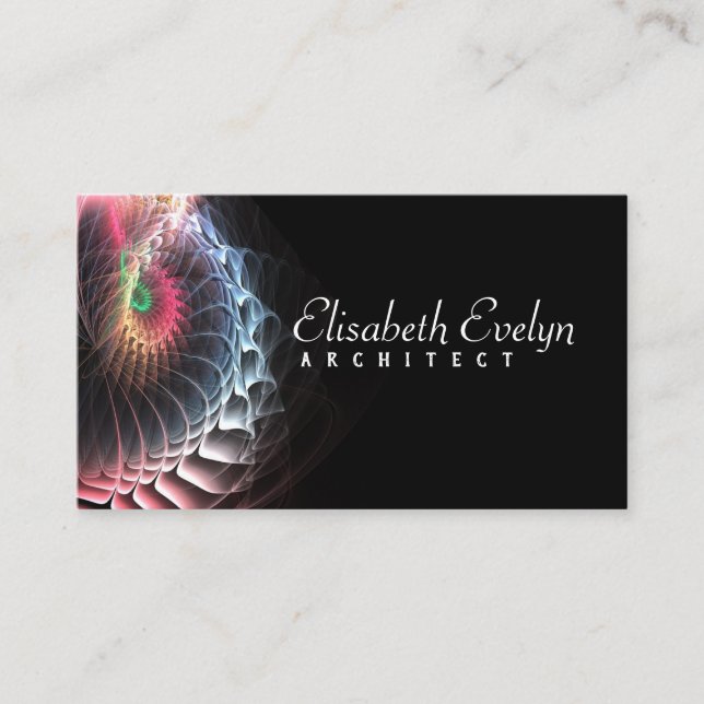 fractal art y872828 business card (Front)