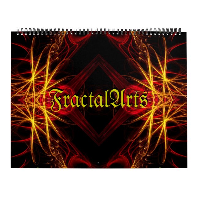 Fractal Artistry 12-Months Calendar (Cover)