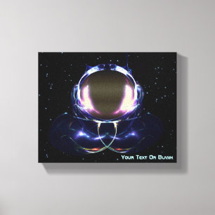 Fractal Astronaut Canvas Print