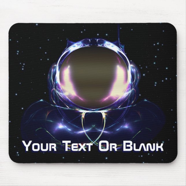 Fractal Astronaut Mouse Mat (Front)