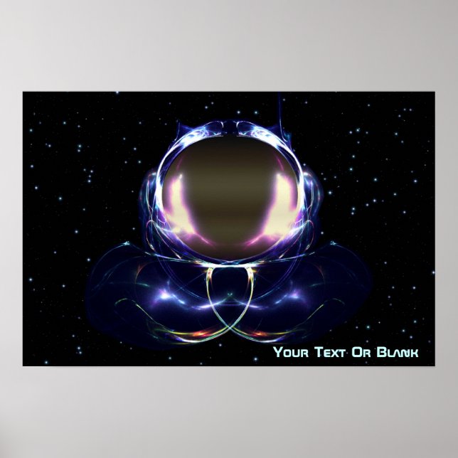 Fractal Astronaut Poster (Front)