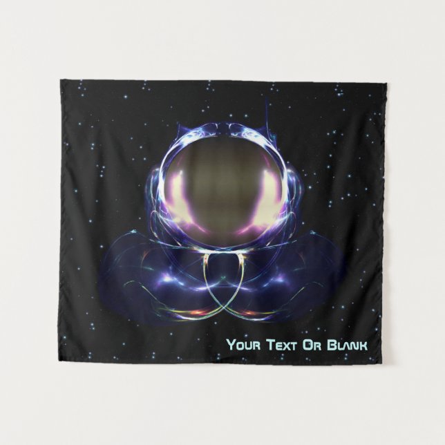 Fractal Astronaut Tapestry (Front (Horizontal))