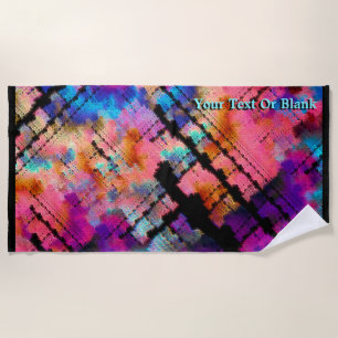 Fractal Brainstorm Beach Towel