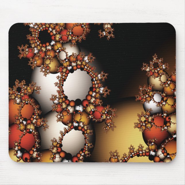 Fractal Bubbles Mouse Mat (Front)