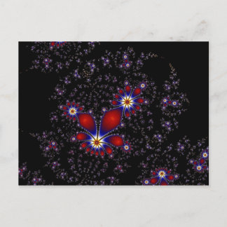 Fractal Burst Postcard