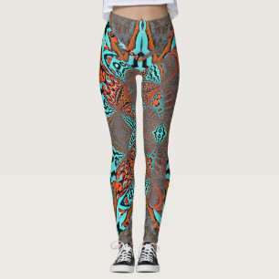 Fractal Butterfly Star of Future Leggings