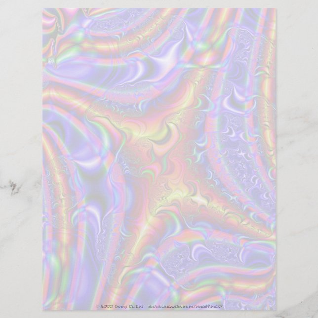 Fractal C~02 Custom Letterhead 02 - 8.5" x 11" (Front)