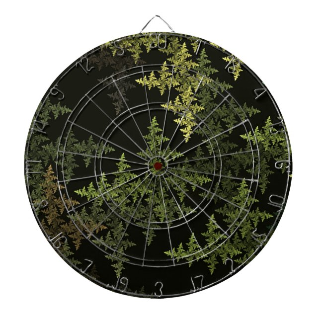 Fractal Camouflage Dartboard (Front)