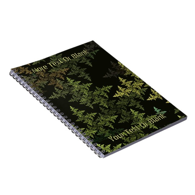 Fractal Camouflage Notebook (Right Side)