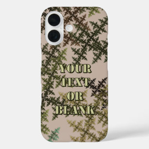 Fractal Camouflage - Summer iPhone 16 Case