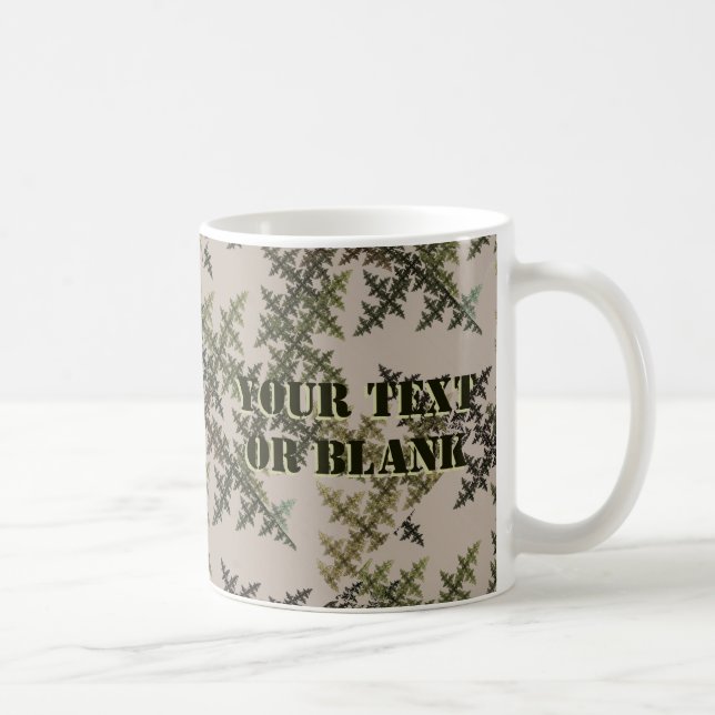 Fractal Camouflage - Summer Coffee Mug (Right)