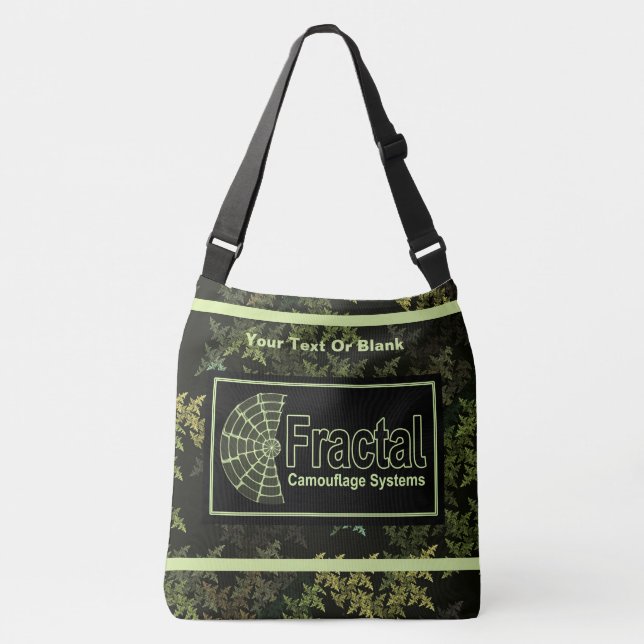 Fractal Camouflage Systems Logo Crossbody Bag (Front)