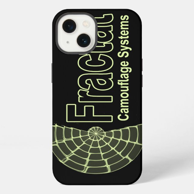 Fractal Camouflage Systems Logo iPhone Case (Back)