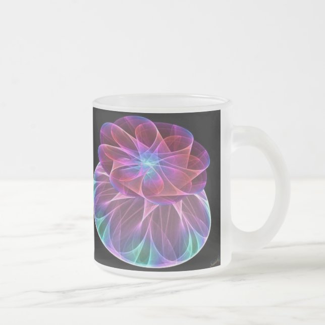 Fractal Carnival Glass Mug (Right)