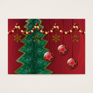 Fractal Celebration Christmas Bookmarks