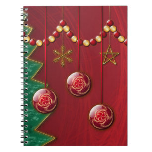 Fractal Celebration Christmas Notebook