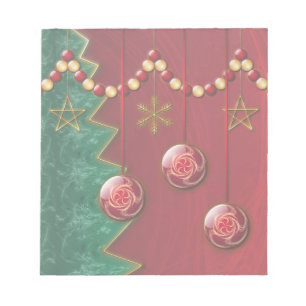 Fractal Celebration Christmas Notepad