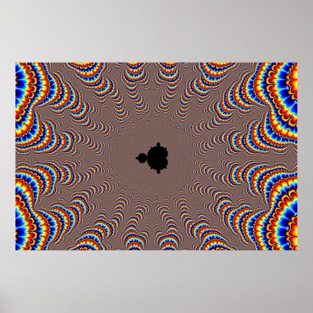 Fractal Central - Fractal Art Poster (Front)