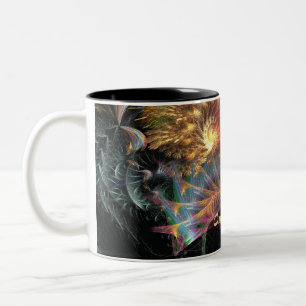 Fractal Chakra Wings Spirituality Mug